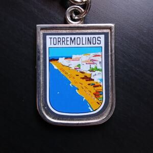 Torremolinos Keychain Mediterranean resort in Spain Costa del Sol